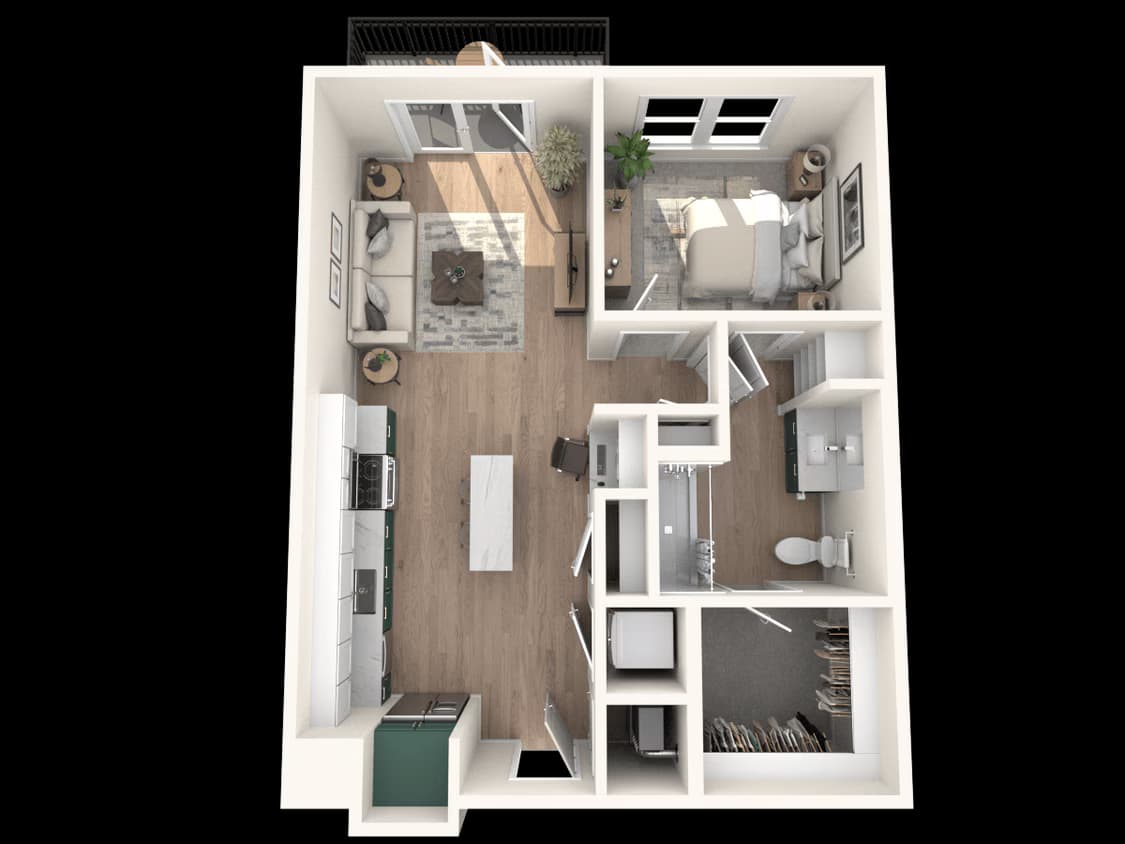 A2 floor plan
