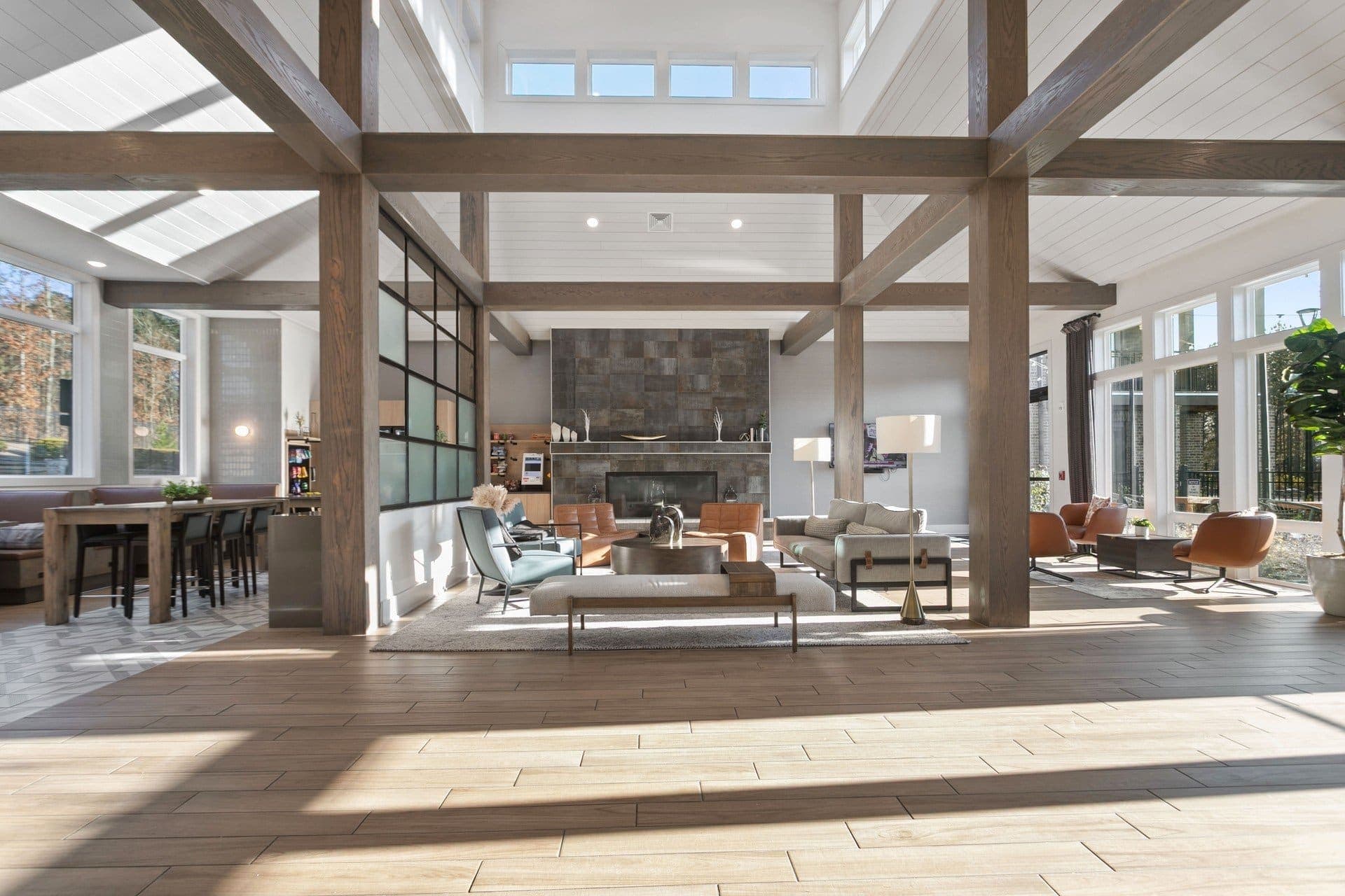 Co-working lounge, EV charging, pet park with pet spa