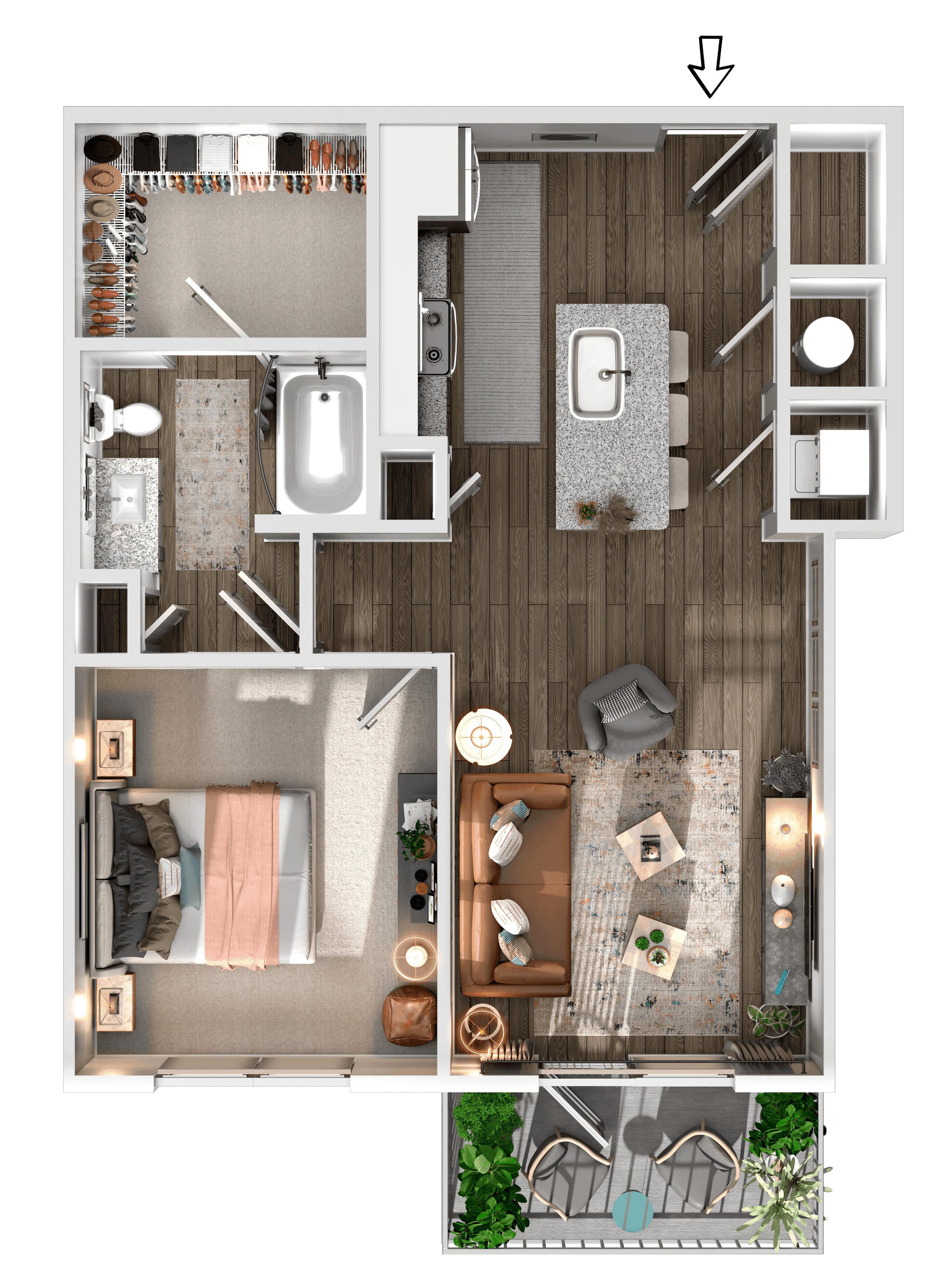 A1 floor plan